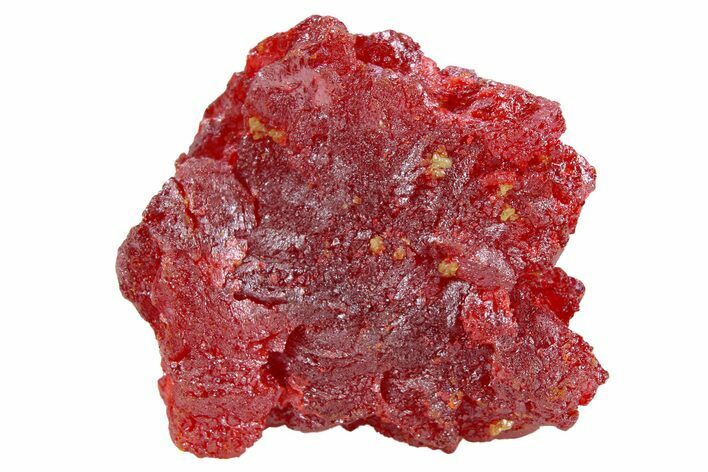 Vibrant-Red Realgar Specimen with Orpiment - Russia #256981